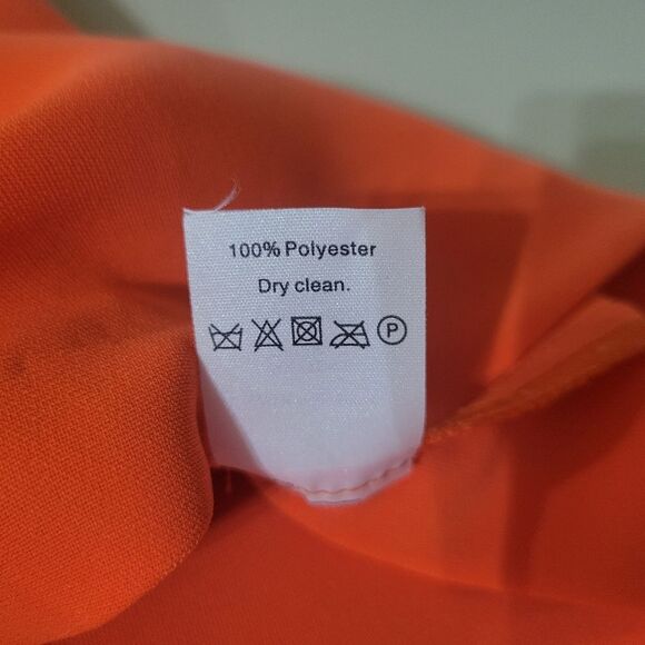 J. Crew Orange Polyester Short Sleeve Blouse - Picture 7 of 10